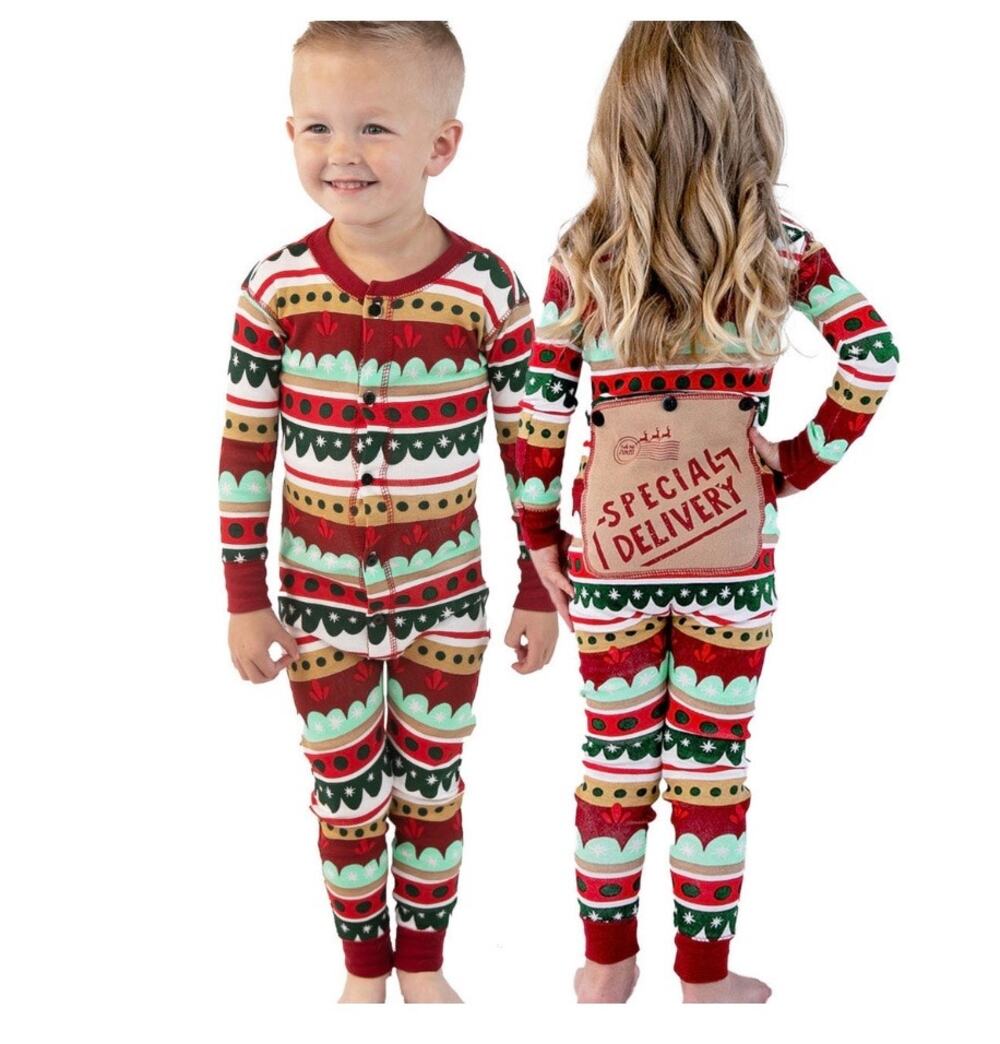 Lazy One Christmas, Special Delivery Child Christmas 1 pc Flapjack Pajamas